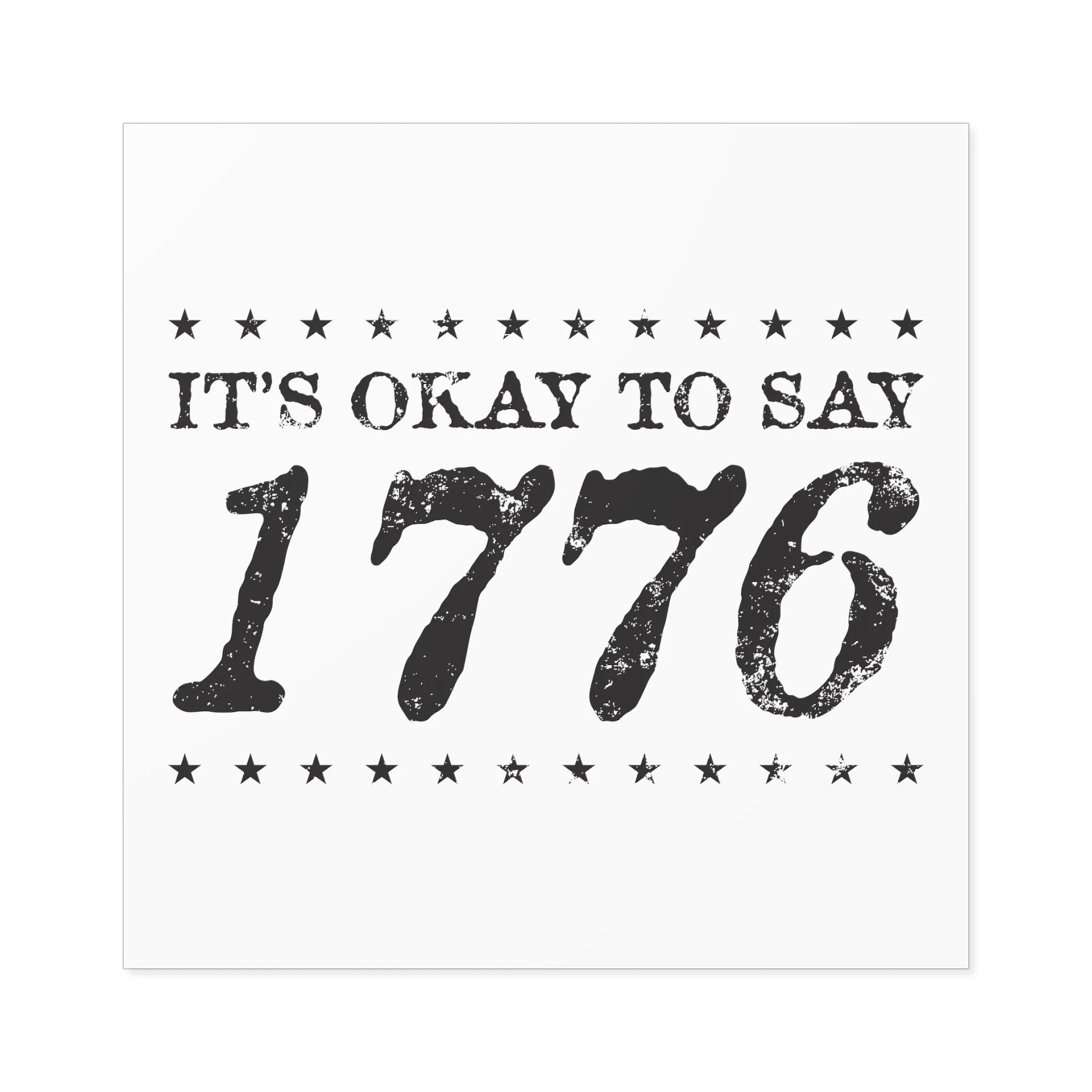 1776 Sticker (Indoor\Outdoor) (3 sizes)