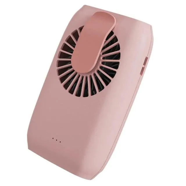 2000mAh Battery Small Neck Cooling Fan Hands-Free Rechargeable