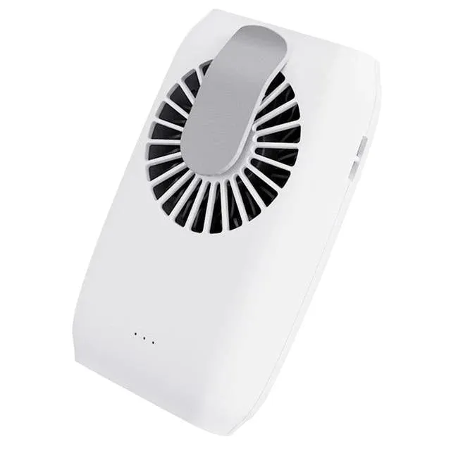 2000mAh Battery Small Neck Cooling Fan Hands-Free Rechargeable