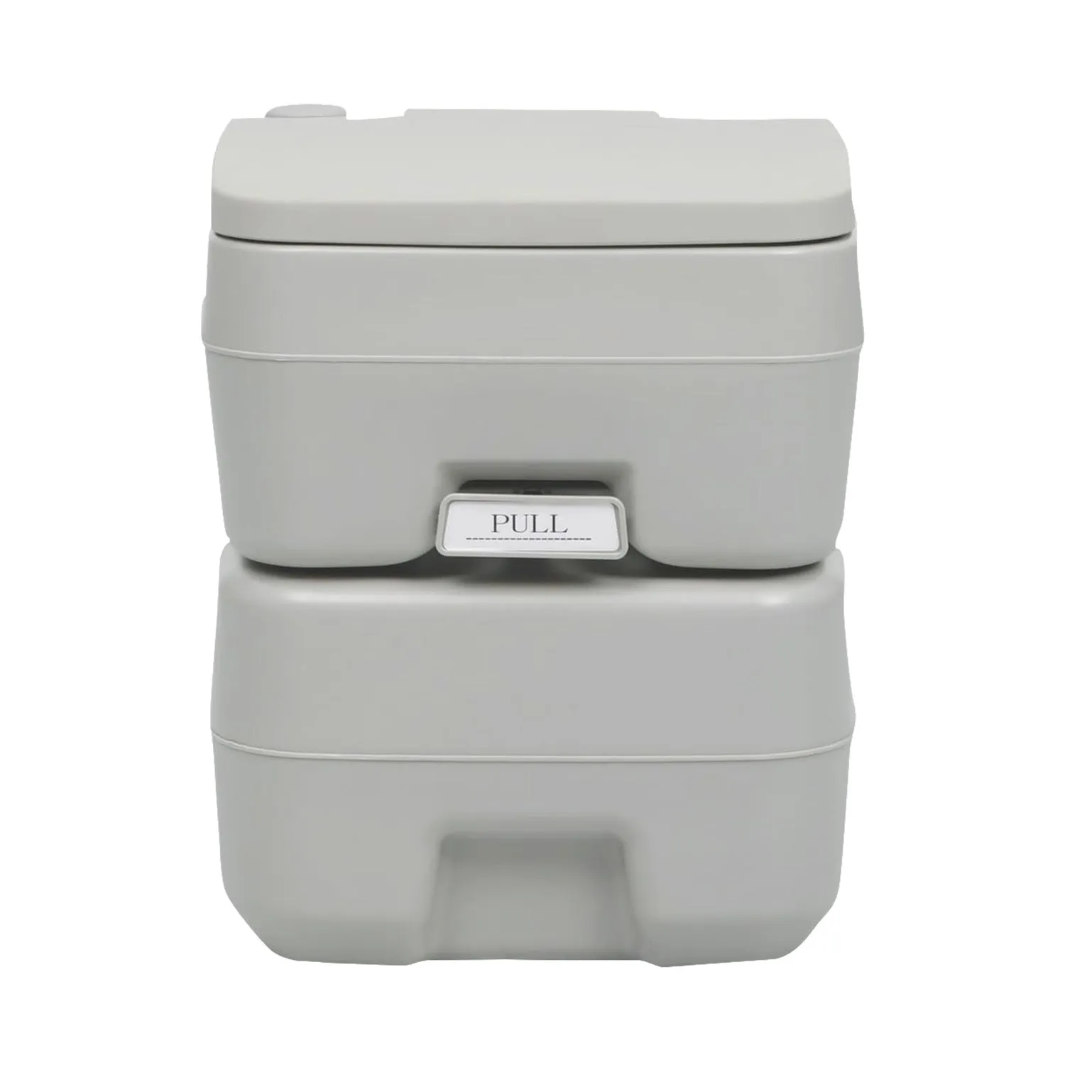 20L Press Flush Camping Toilet, Durable PE ABS - Wallaroo