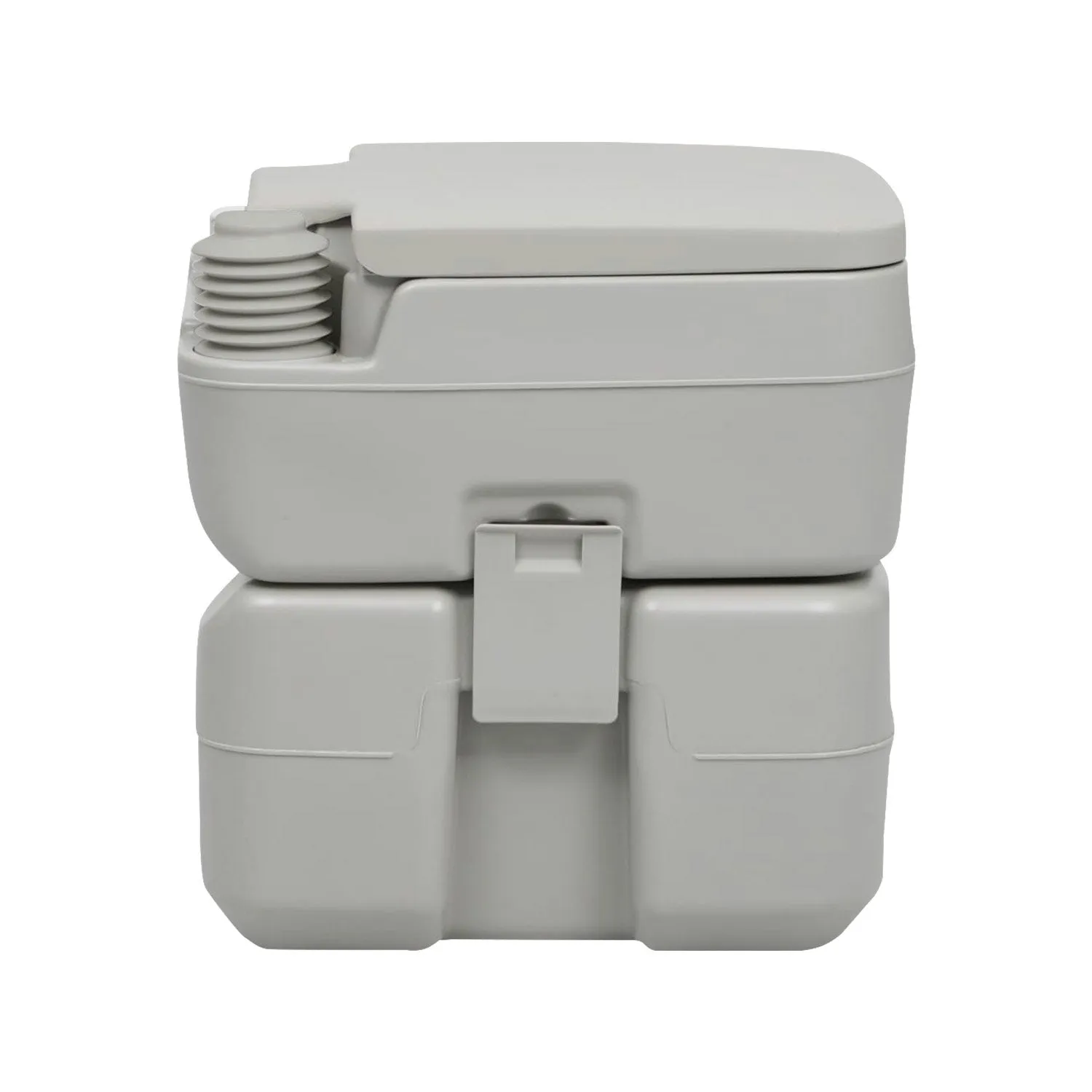 20L Press Flush Camping Toilet, Durable PE ABS - Wallaroo