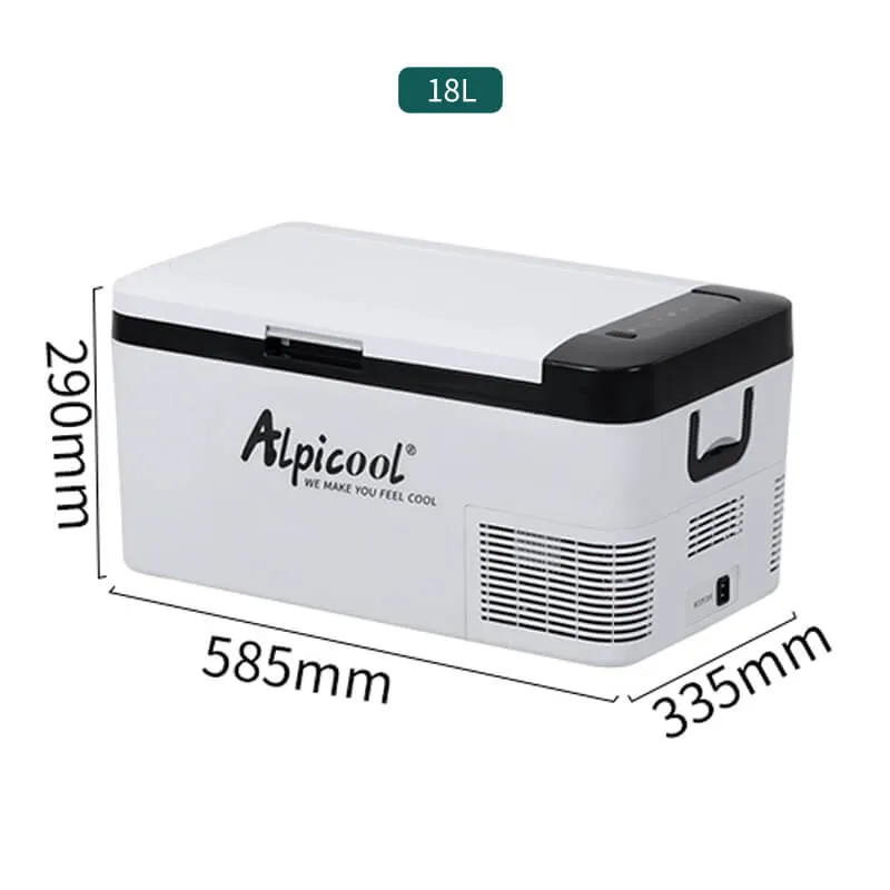 Alpicool K25/18L Mini Portable Car Fridge for Camping