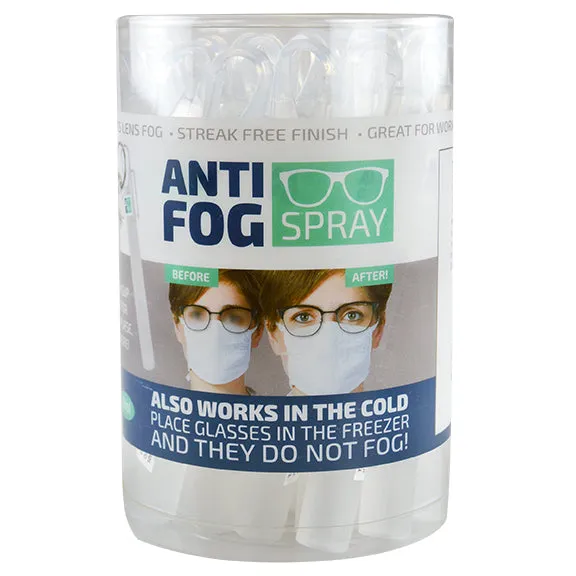 Anti Fog Spray 24 Pieces Per Retail Ready Display 22065