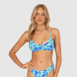 Baku Drawtie Bralette - Hot Tropics