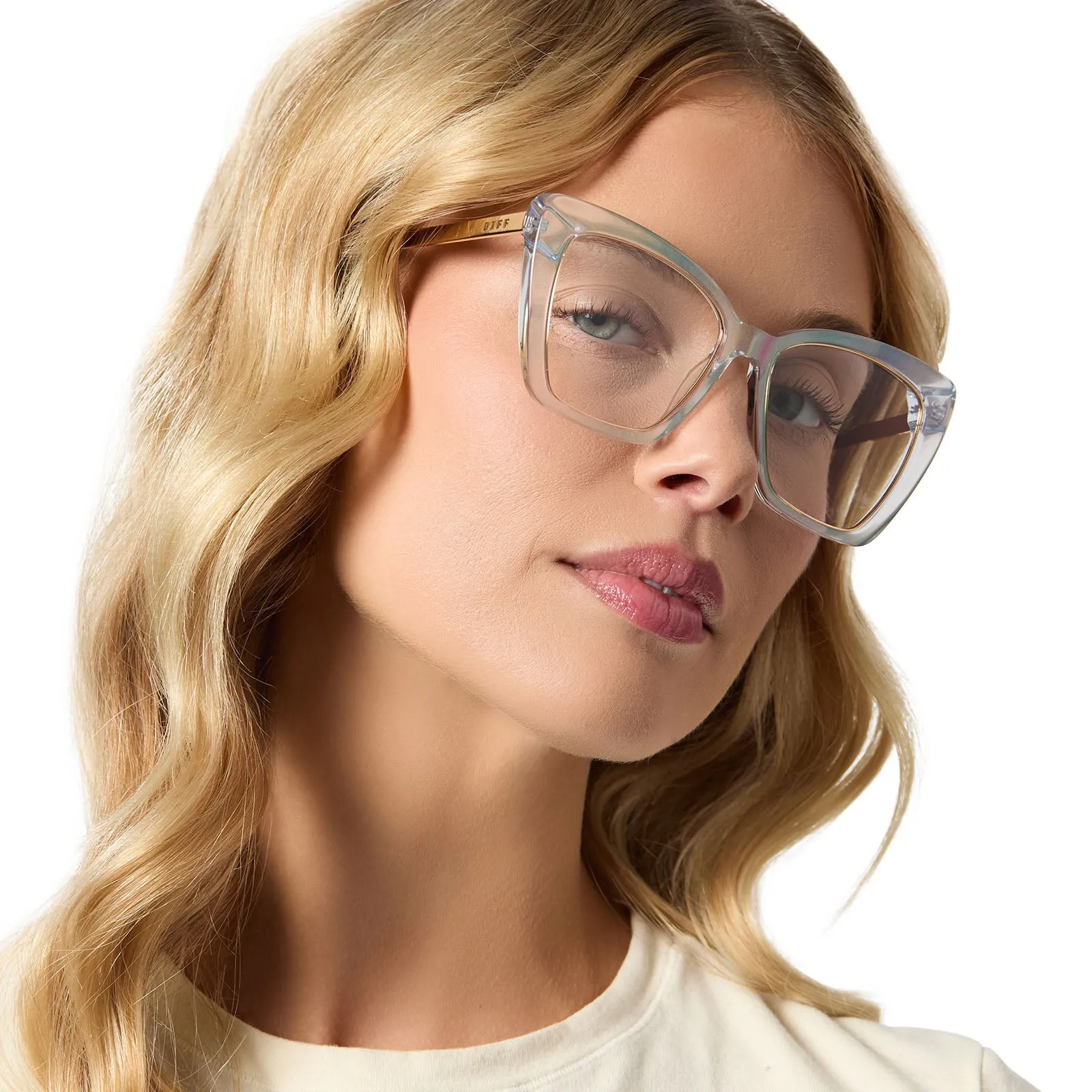 BECKY IV XS - OPALESCENT TURQUOISE   PRESCRIPTION GLASSES