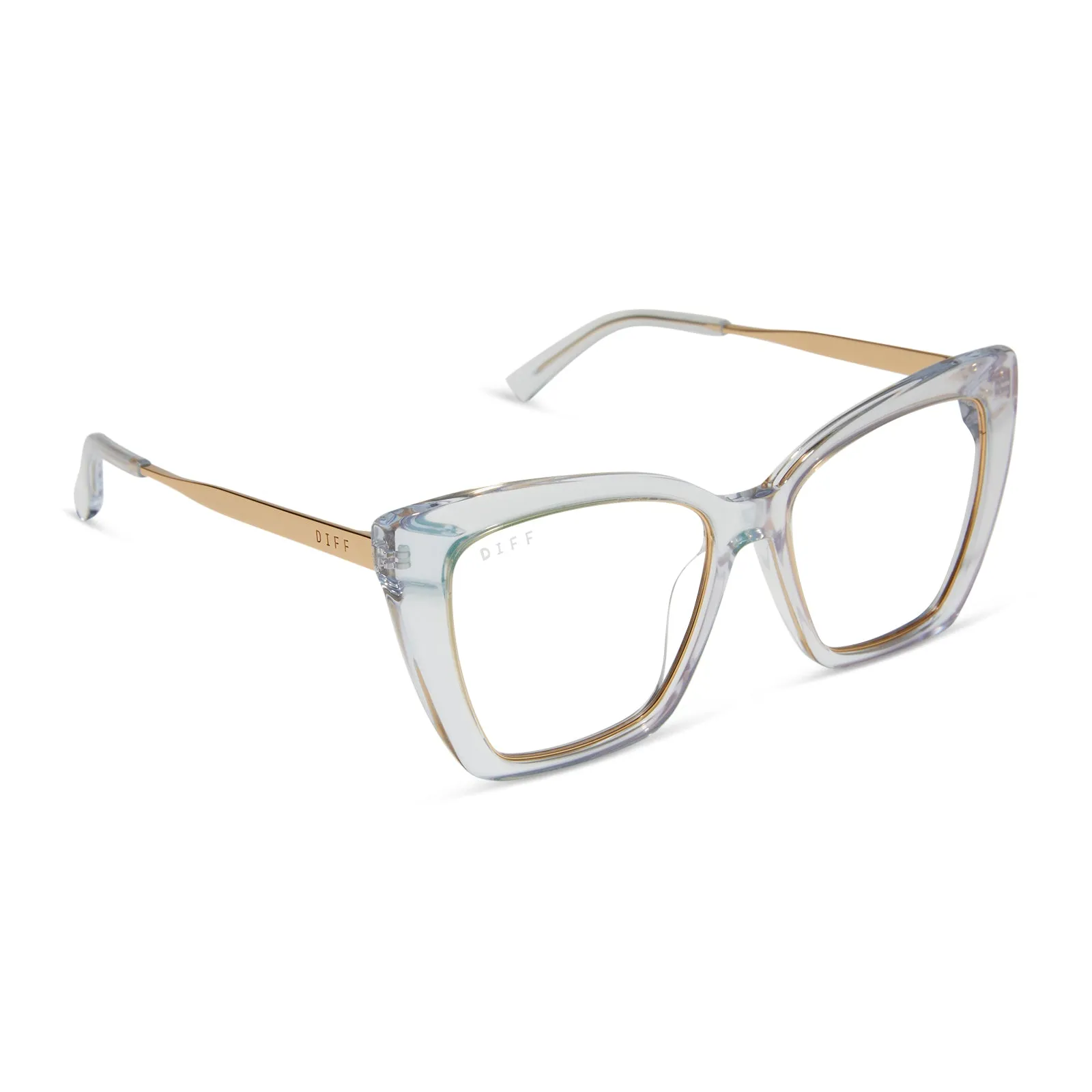 BECKY IV XS - OPALESCENT TURQUOISE   PRESCRIPTION GLASSES