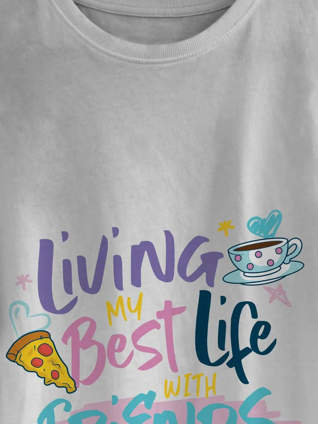 Best Life With Friends Mens Tshirt (Select From Drop Down Menu) (No Cod Allowed On This Product)- Prepaid Orders Only