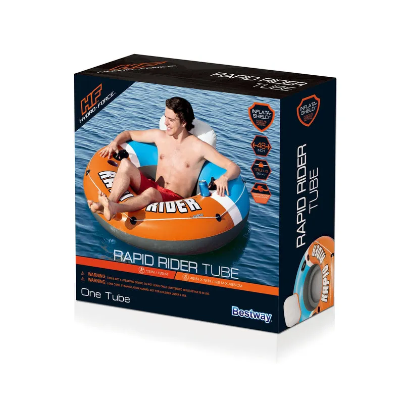 Bestway Hydro- Force Multicolored Vinyl Inflatable Rapid Rider Floating Tube