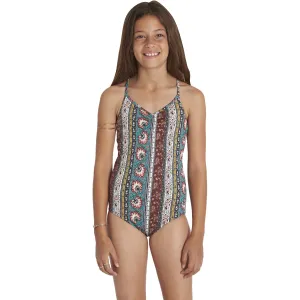 Billabong Hippy Ditsy Youth Girls One Piece Swimwear (Brand New)