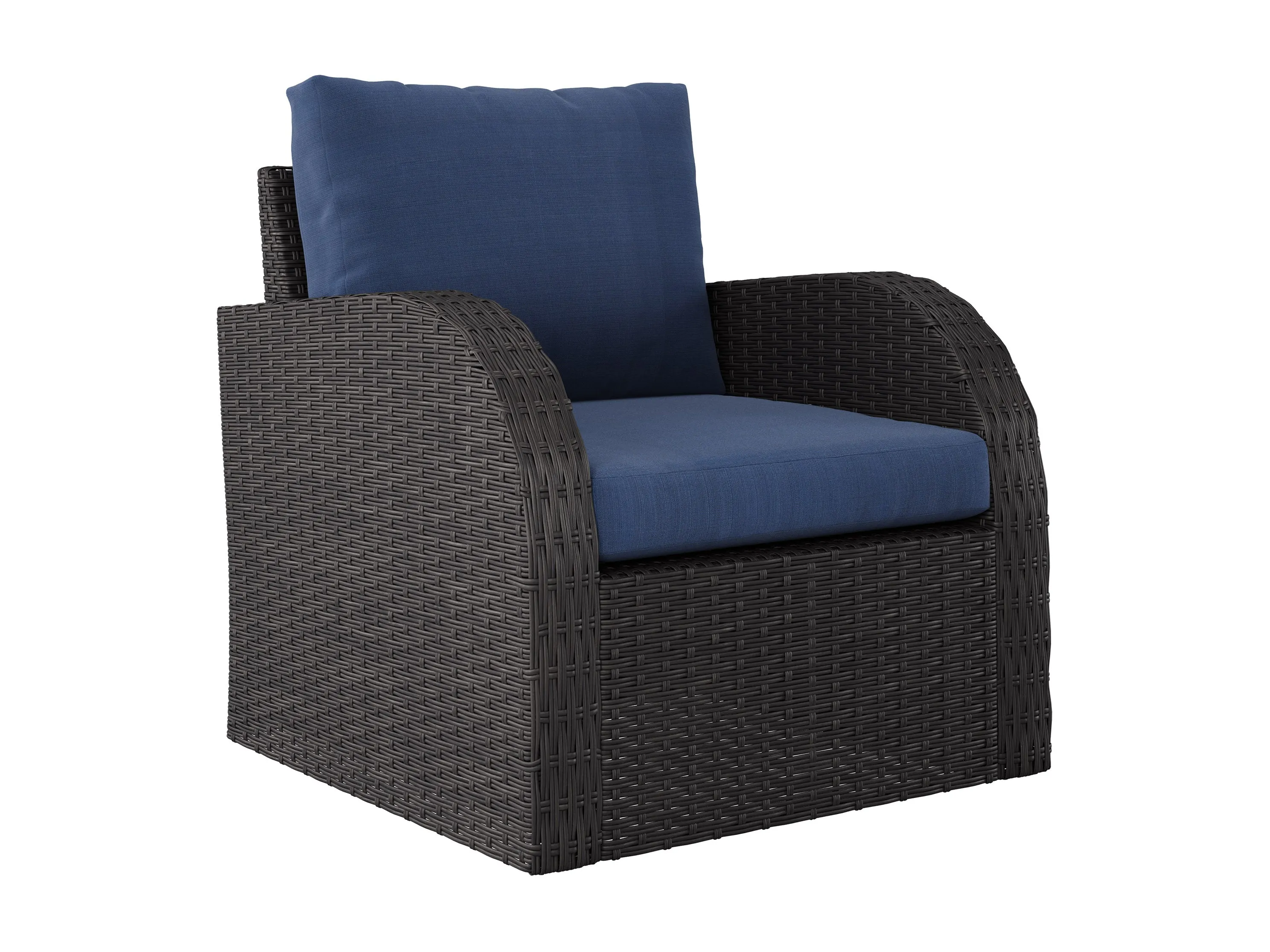 Blue 6pc Outdoor Sofa Set