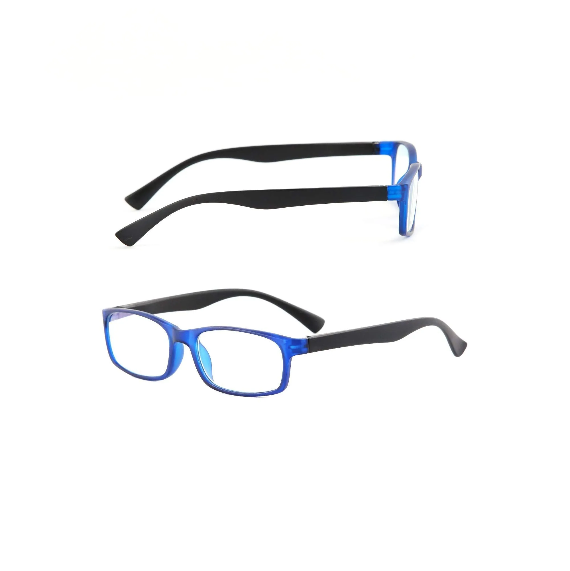 Blue-Light-Blocking-Reading-Glasses-Blue-Black-0-00-Magnification-Computer-Glasses