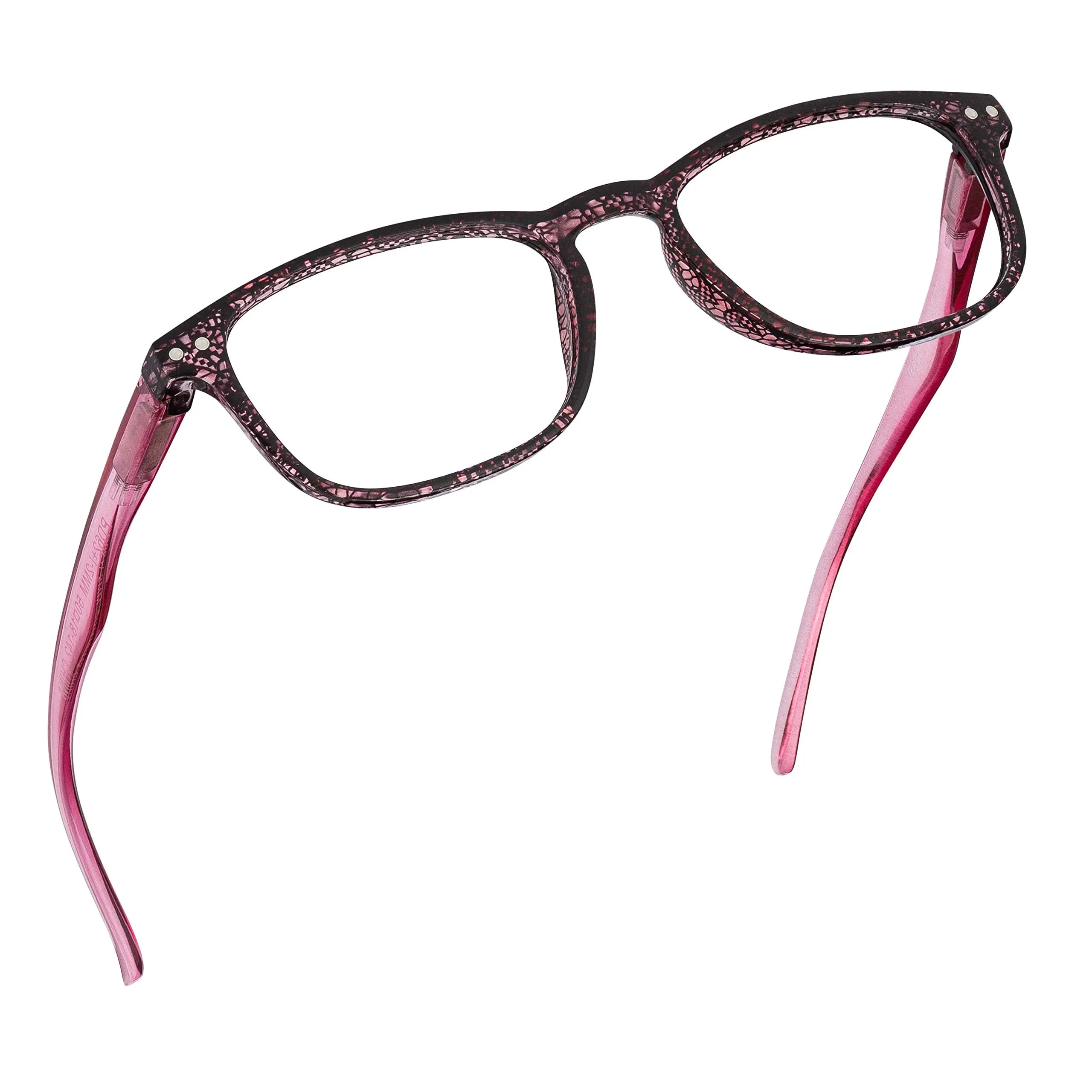 Blue-Light-Blocking-Reading-Glasses-Pink-0-00-Magnification-Computer-Glasses