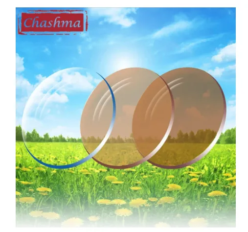 Chashma 1.56 Digital Free Form Anti Blue Progressive Photochromic Brown Lenses