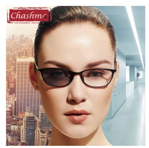 Chashma 1.56 Digital Free Form Anti Blue Progressive Photochromic Brown Lenses