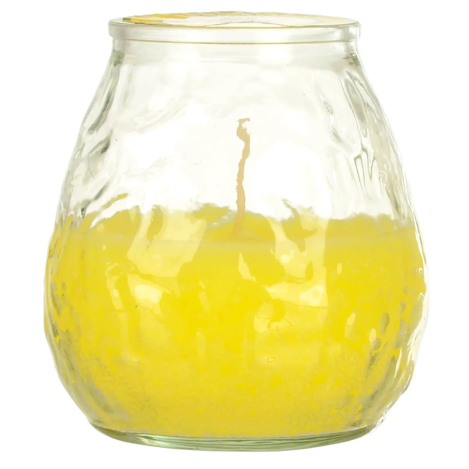 Citronella Candle Glass Jar Lemon Scented Outdoor Garden 40 Hours