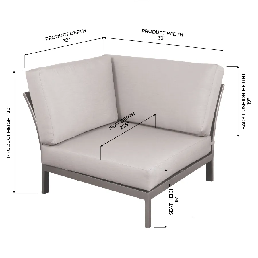 Contempo Corner Unit