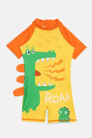 Croc Charm Boys Swimsuit