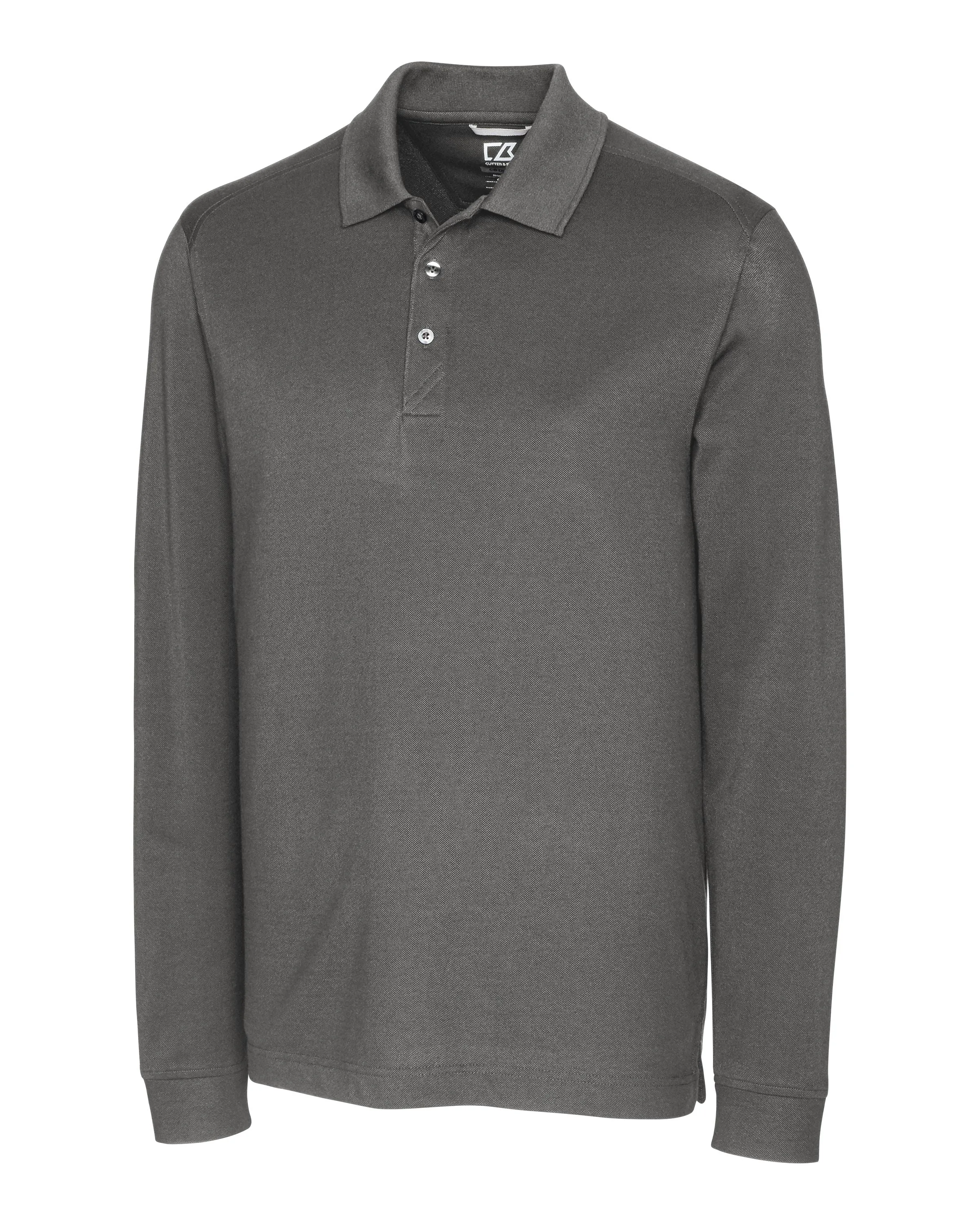 Cutter & Buck Tall Advantage Tri-Blend Pique Long Sleeve Polo