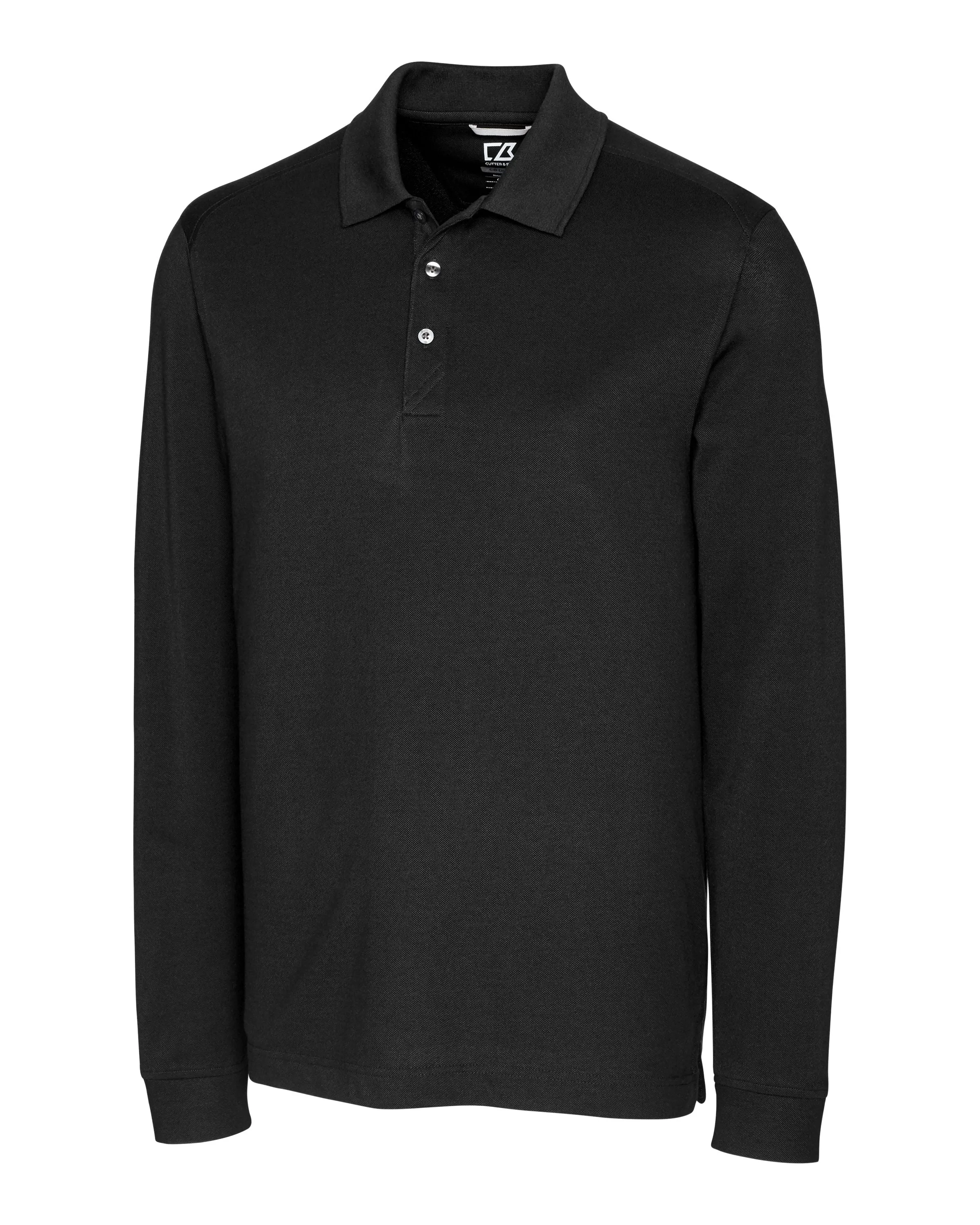 Cutter & Buck Tall Advantage Tri-Blend Pique Long Sleeve Polo