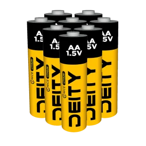 Deity Lithium AA Batteries (1.5V, 3000mAh, 8-Pack)