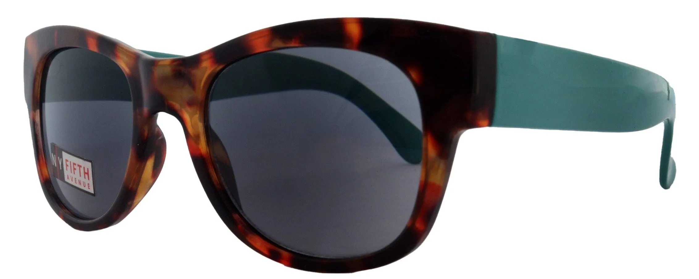 Diana, High-End  sunglasses reader for Women  Reading Sunglass ( Tortoiseshell W Blue) NY Fifth Avenue