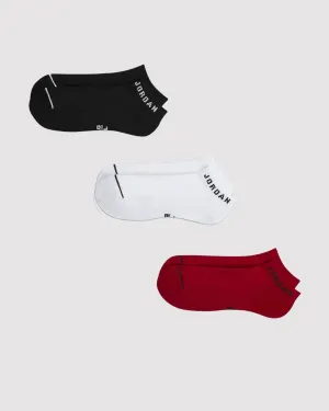 EVERYDAY NO SHOW SOCKS 3 PACK  "MULTI"