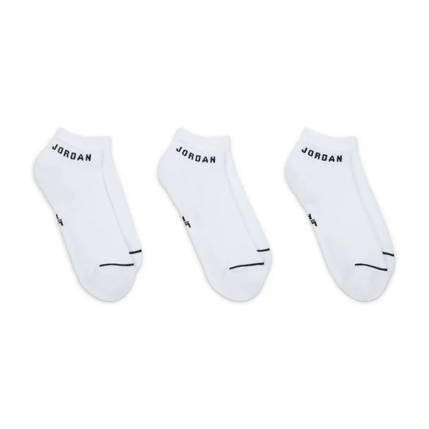 EVERYDAY NO SHOW SOCKS 3 PACK  "WHITE"