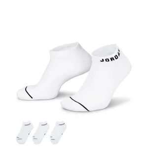 EVERYDAY NO SHOW SOCKS 3 PACK  "WHITE"