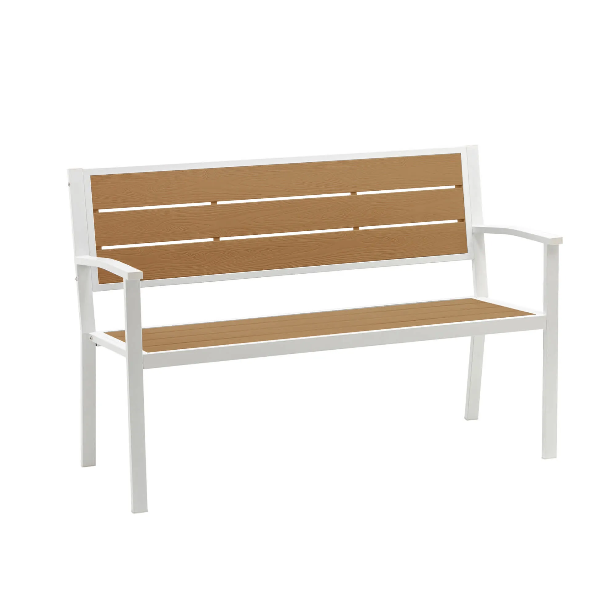 Ez-Care Tek-Wood™ Steel Patio Bench