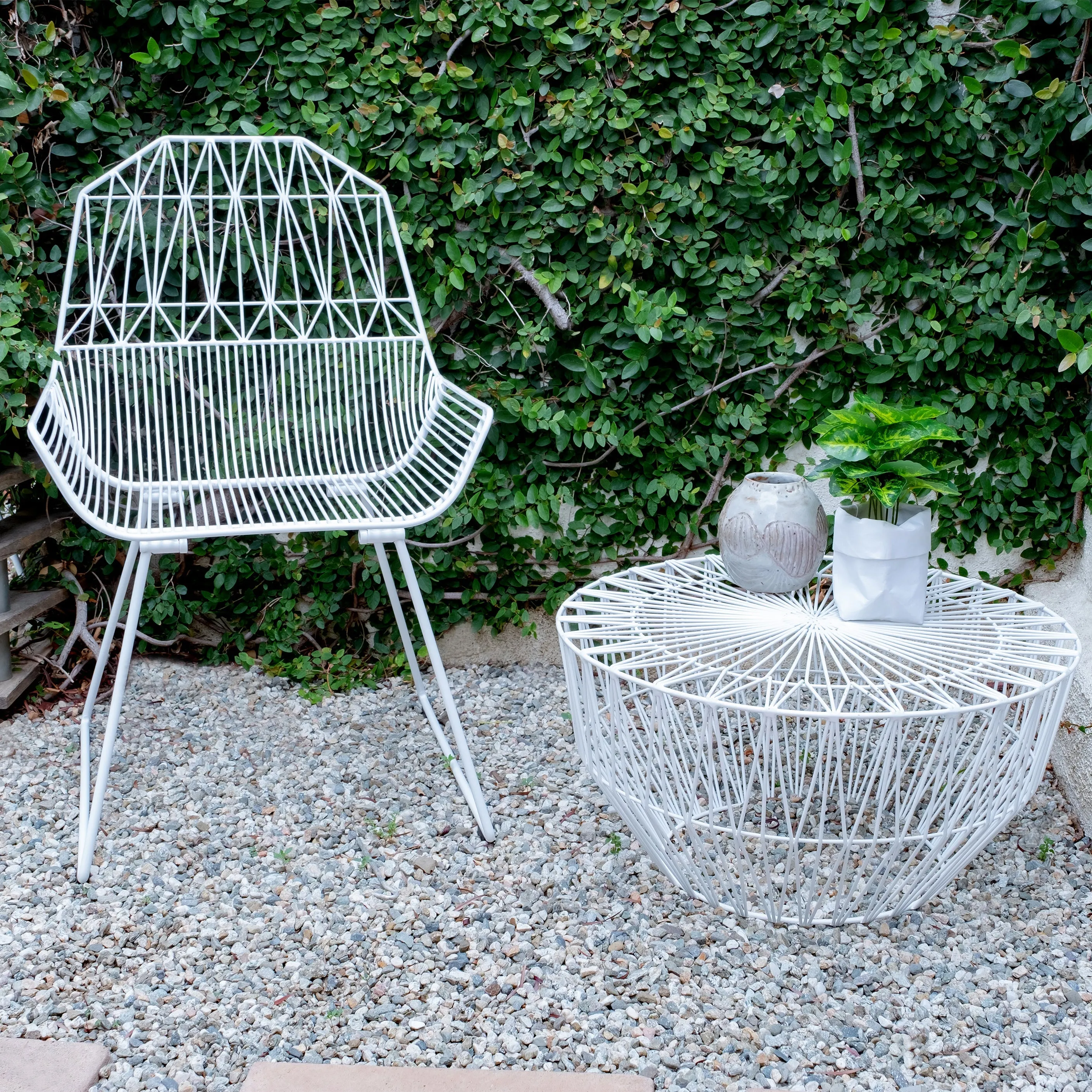 Farmhouse Wire Lounge Chair