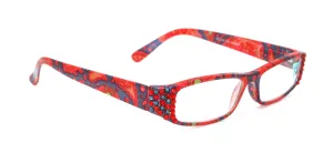 Florence, (Bling) Reading Glasses For Women W (Siam, Montana Blue)   1.25 ..  3 (Red, Blue) paisley, NY Fifth Avenue.