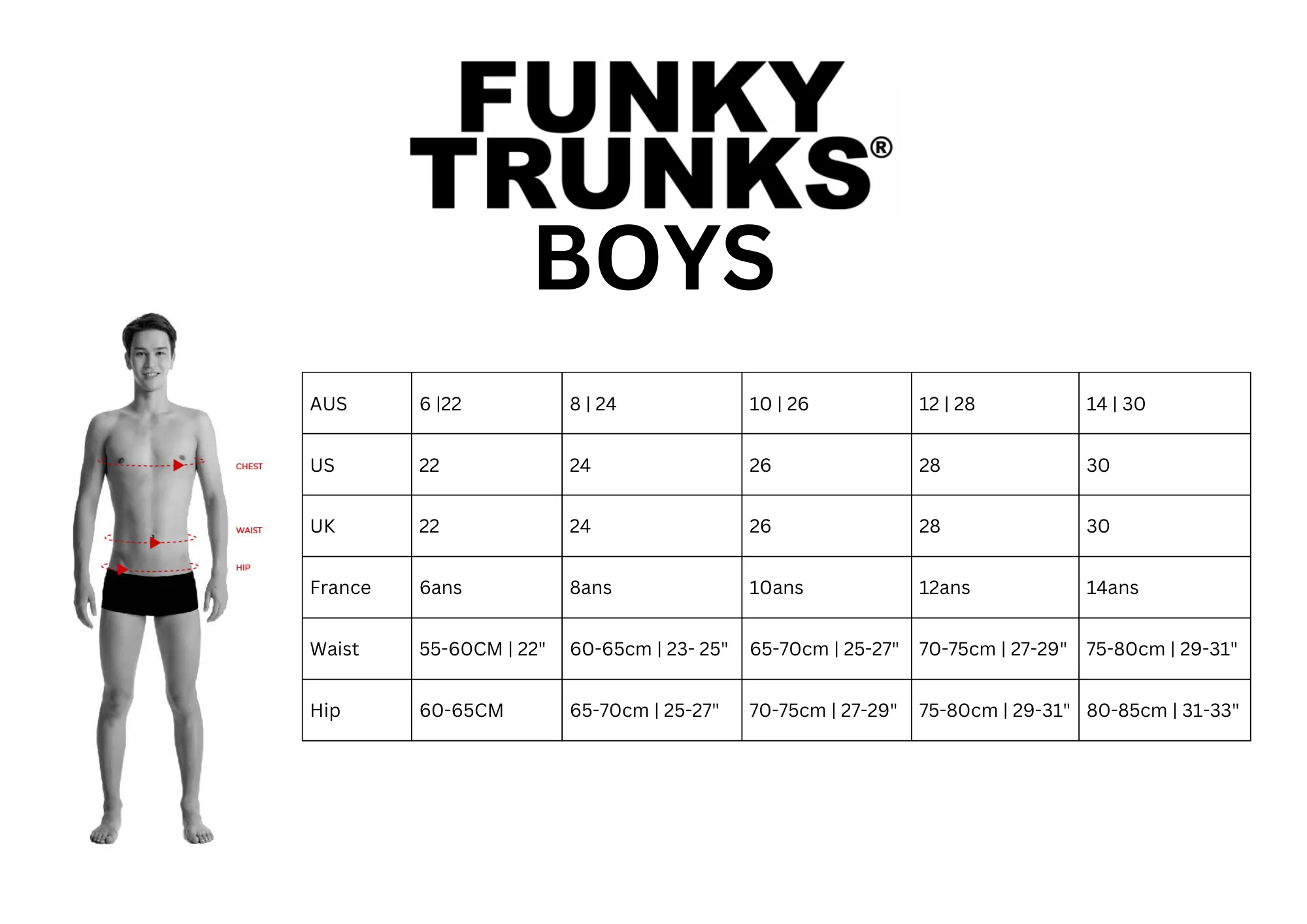 Funky Trunks Boy's Chaz Michael Training Jammers