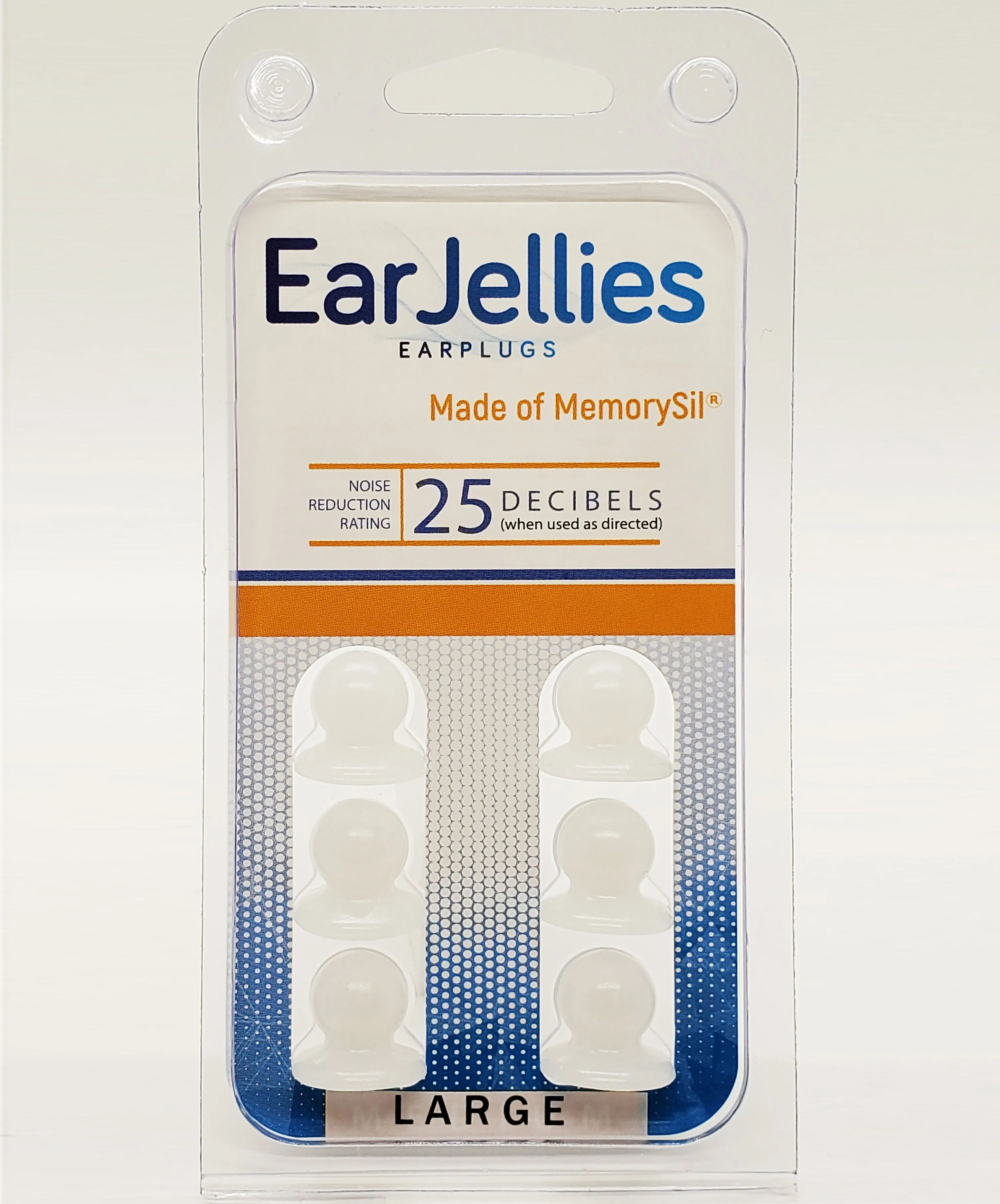 Glow-In-The-Dark EarJellies Earplugs - 3 Pairs