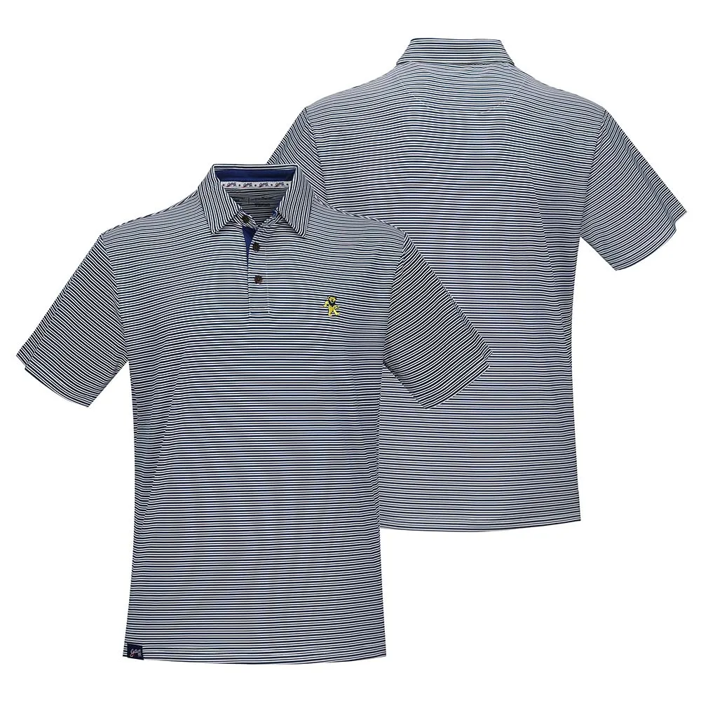 Grateful Dead | Performance Polo | Dancing Bear Striped