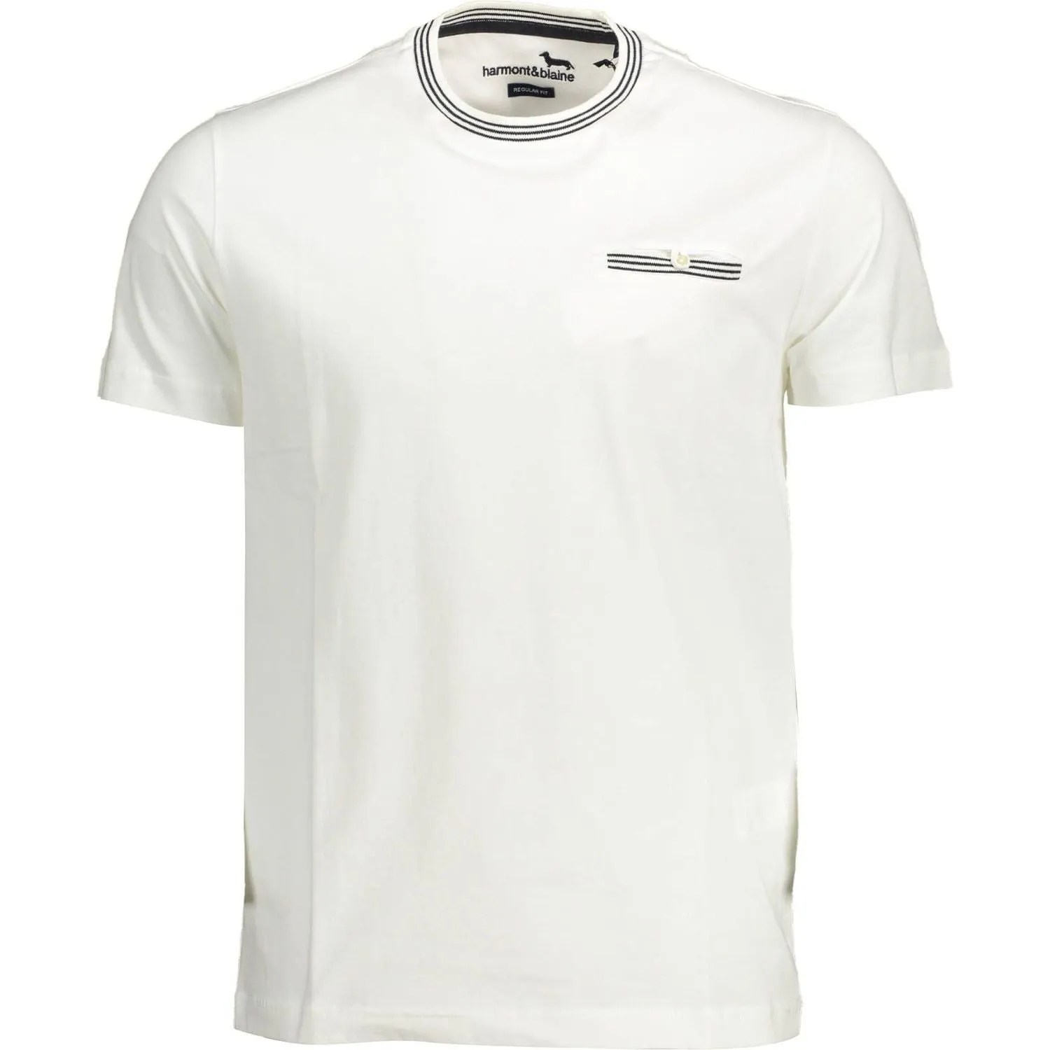 Harmont & Blaine White Cotton Men T-Shirt