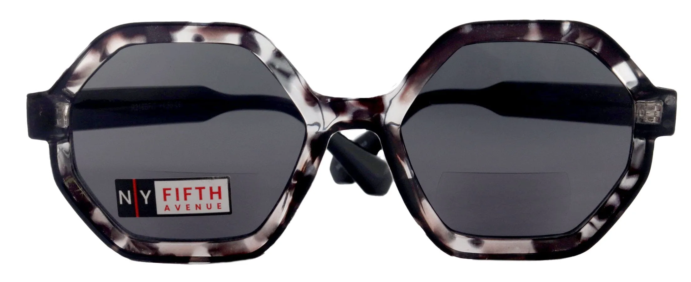 Heptagon, High-End Line Bifocal (Clear On Top) Reading Sunglasses Unixes OR Non-Bifocal Readers Sunglasses (Grey Tortoiseshell) NY Fifth Avenue