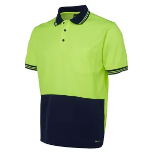 Hi Vis Cotton Back Polo