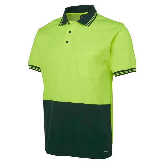 Hi Vis Cotton Back Polo