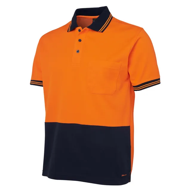 Hi Vis Cotton Back Polo