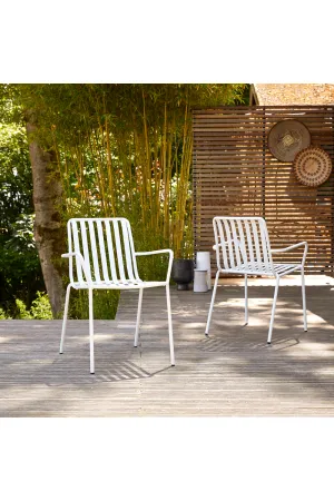 Metal Outdoor Armchair | Tikamoon Gaby