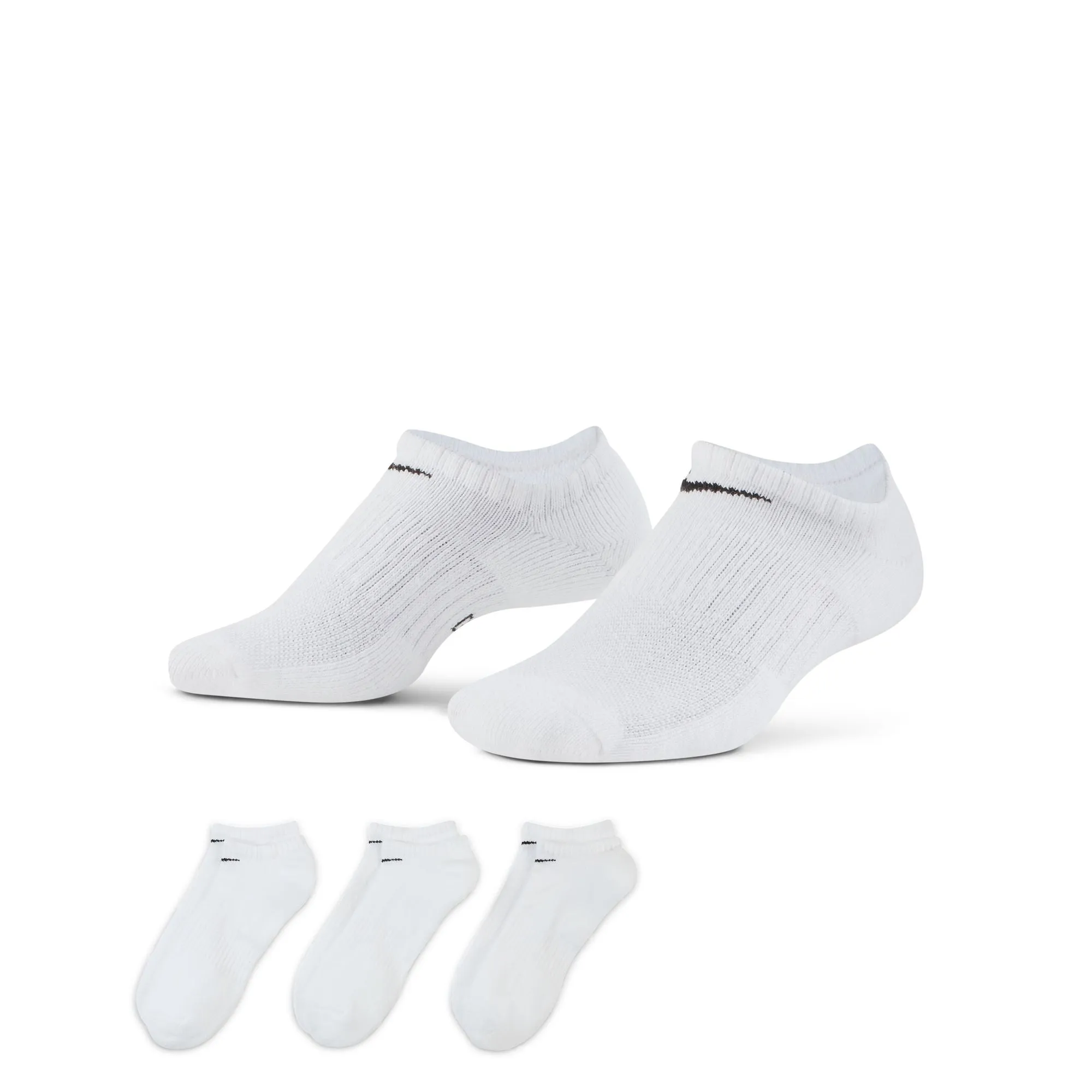 NO-SHOW SOCKS "WHITE" (3 PACK)