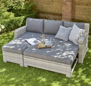 Norfolk Leisure Oxborough Garden Pull Out Lounge Sofa