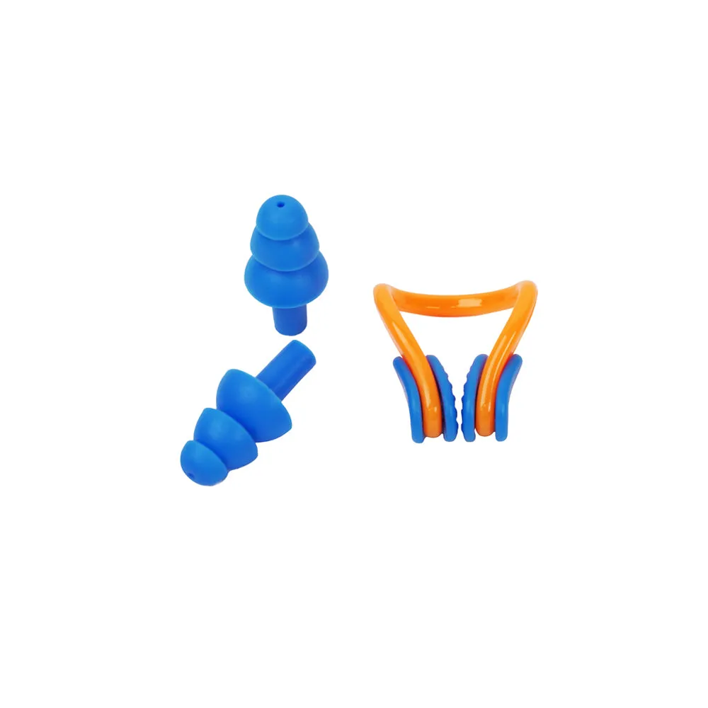 Oceantric Swimming Earplugs and Nose Clip Set