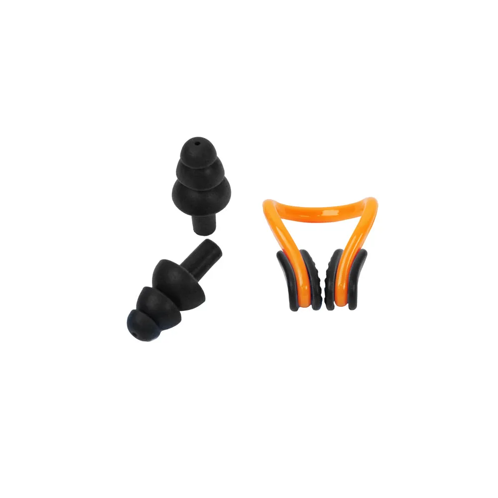 Oceantric Swimming Earplugs and Nose Clip Set