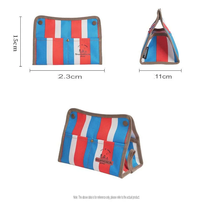 Outdoor Camping Portable Tissue Bag Travel Tissue Storage Bag Tactical Vehicle Camouflage Bag