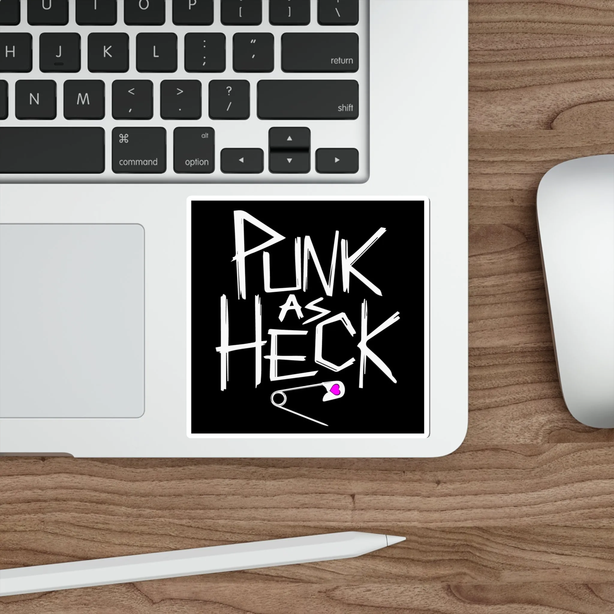 PUNK AS HECK - Safety Pin - Sticker