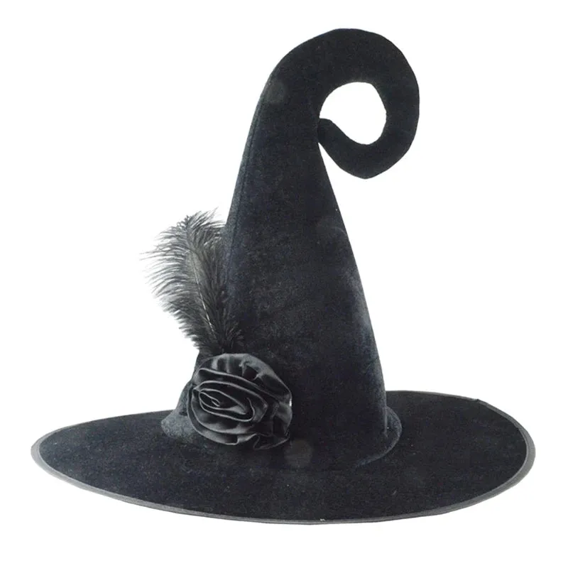 "Halloween Witch and Wizard Hat Costume Accessory for Adults - Devil Cap Cosplay Props and Decorations"