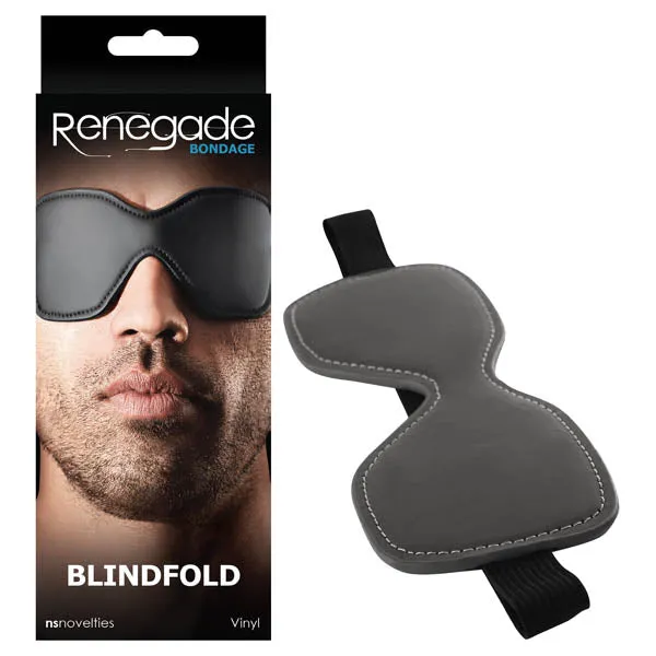 Renegade Bondage - Blindfold - Black Blindfold