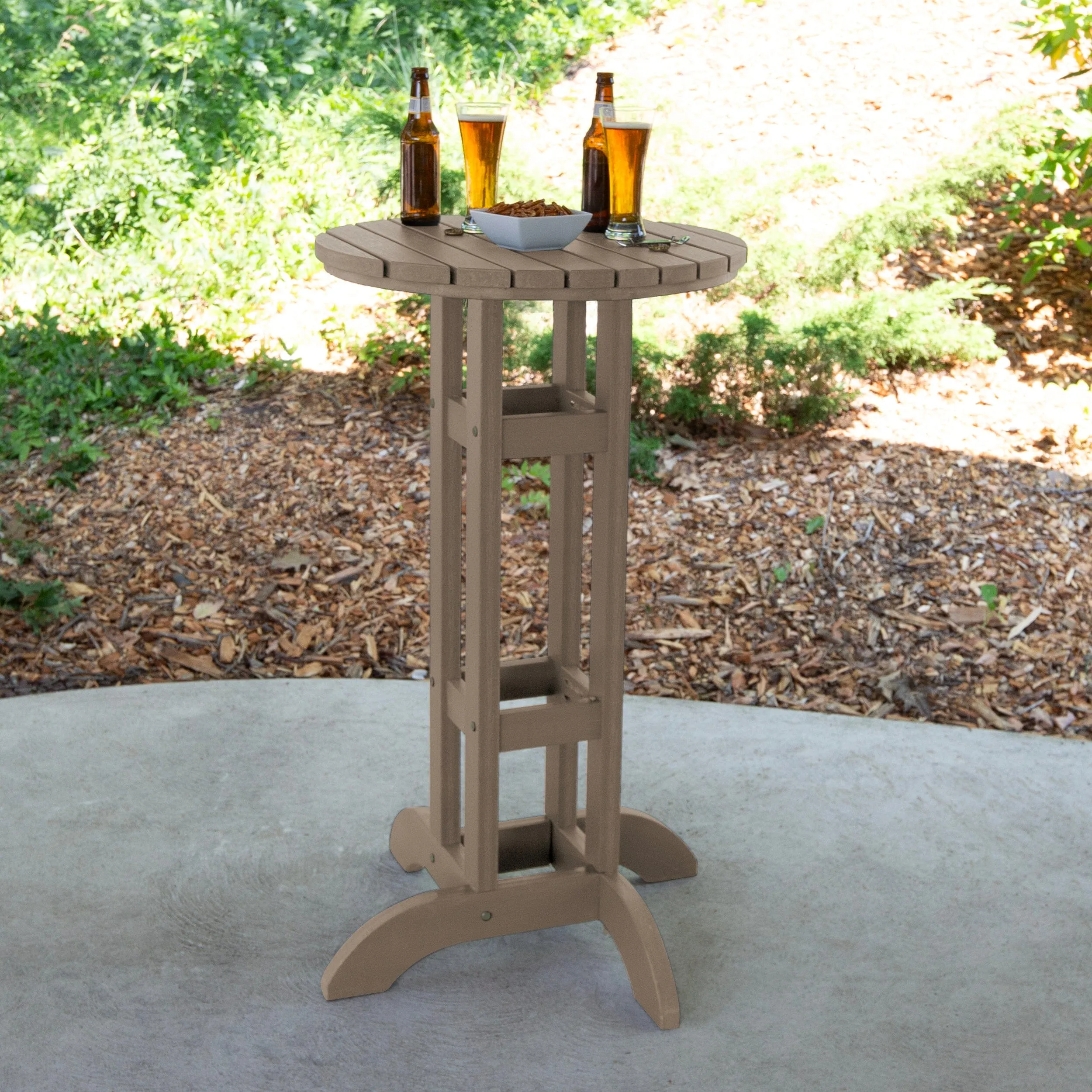 Round 24" Diameter Bistro Table - Bar Height