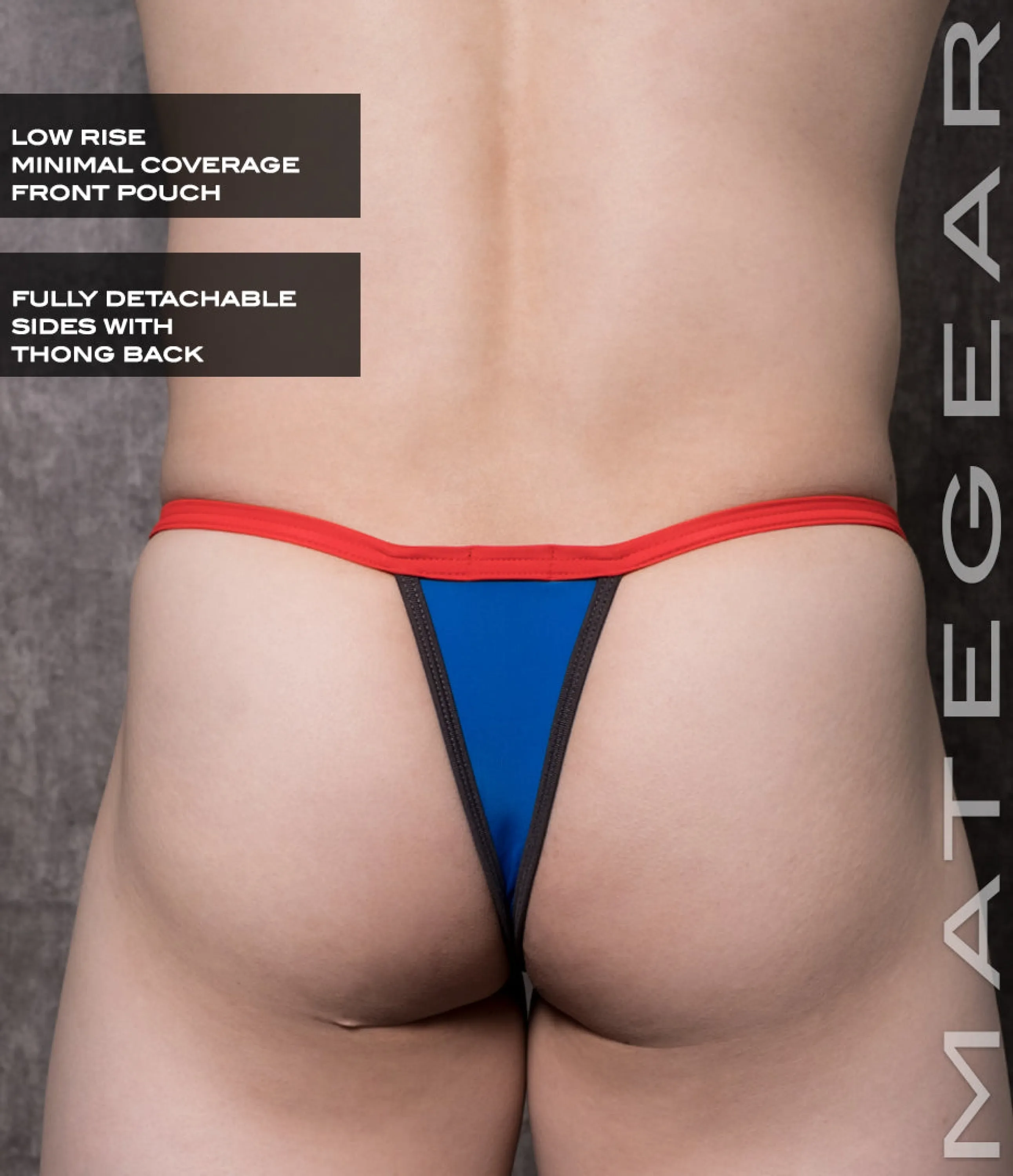 Sexy Mens Swimwear Xpression Ultra Swim Pouch Thongs - Eo Mi (Detachable Clips)